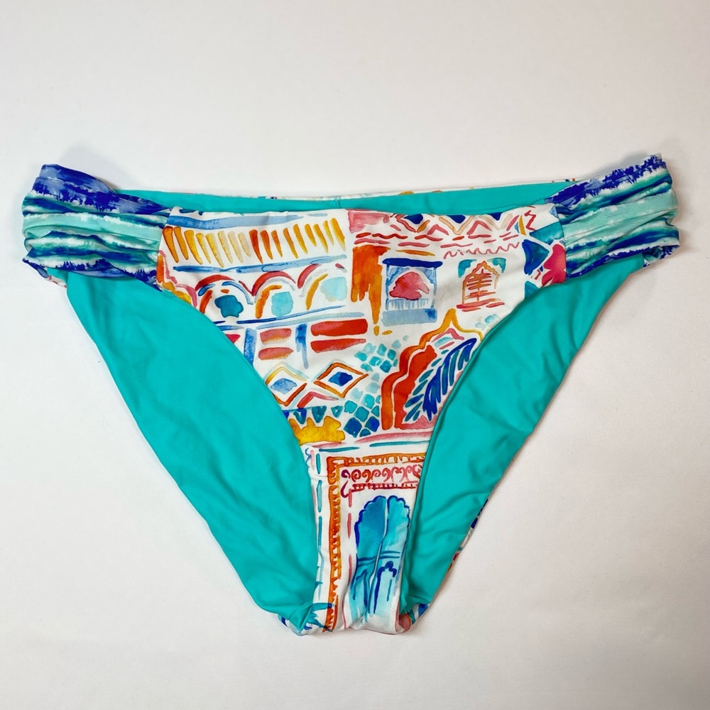 La Blanca Terra Reversible
Side‎ Shirred Bikini Bottom